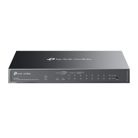 Omada ES210GMP NewOmada 10-Port Switch - High Performance, Reliable Connectivity and Smart Management